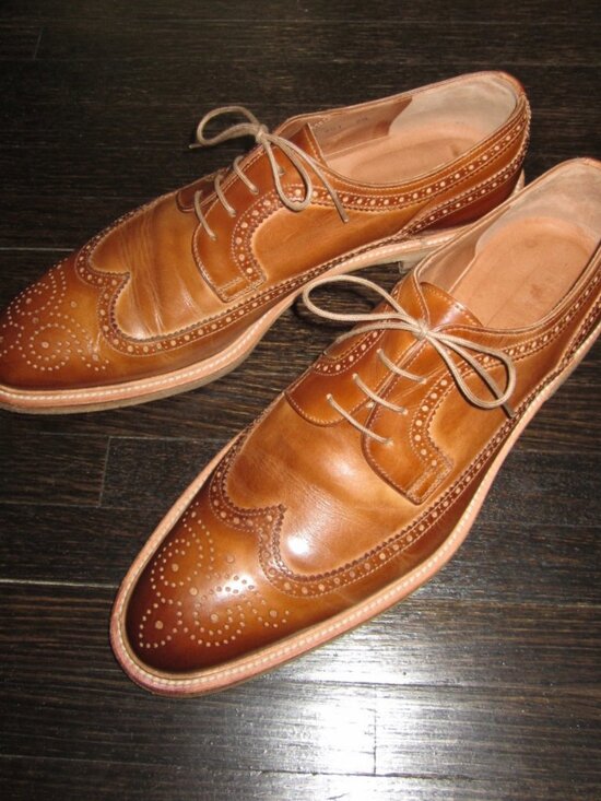 FRATELLI ROSSETTI Wing Top Leather Shoes Men\'s 9 1/2 main image 7